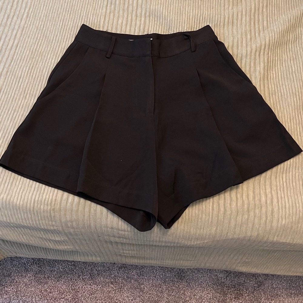 Black High Waisted Shorts